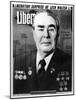 Leonid Brezhnev, Soviet Leader, Cover of Liberation, 1982-null-Mounted Giclee Print