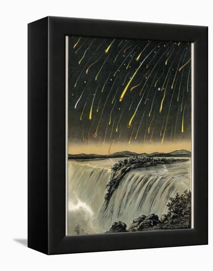 Leonid Meteor Shower of 1833, Artwork-Detlev Van Ravenswaay-Framed Premier Image Canvas