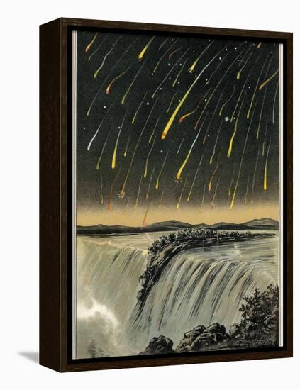 Leonid Meteor Shower of 1833, Artwork-Detlev Van Ravenswaay-Framed Premier Image Canvas