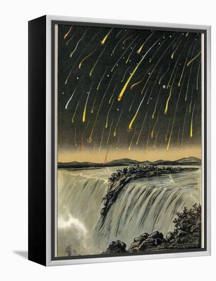 Leonid Meteor Shower of 1833, Artwork-Detlev Van Ravenswaay-Framed Premier Image Canvas