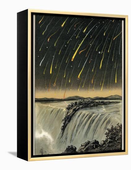 Leonid Meteor Shower of 1833, Artwork-Detlev Van Ravenswaay-Framed Premier Image Canvas