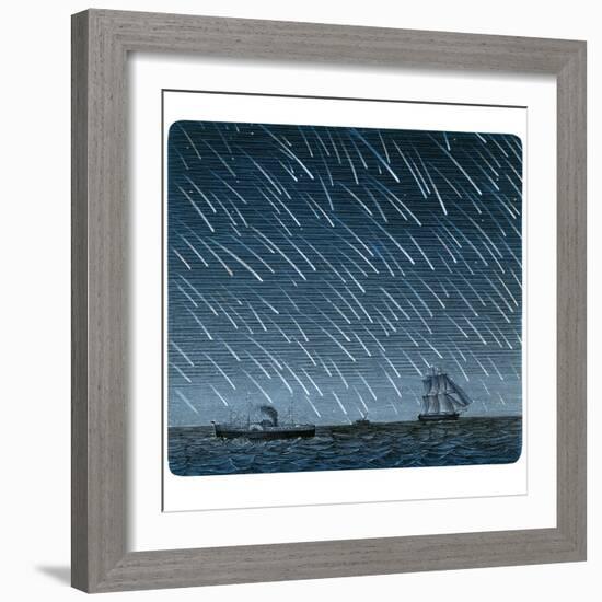 Leonid Meteor Shower of 1866-Detlev Van Ravenswaay-Framed Premium Photographic Print