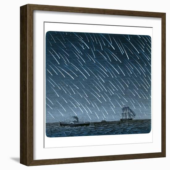 Leonid Meteor Shower of 1866-Detlev Van Ravenswaay-Framed Premium Photographic Print