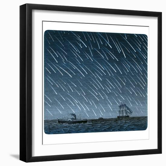 Leonid Meteor Shower of 1866-Detlev Van Ravenswaay-Framed Premium Photographic Print