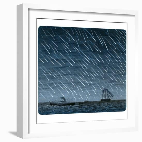 Leonid Meteor Shower of 1866-Detlev Van Ravenswaay-Framed Premium Photographic Print