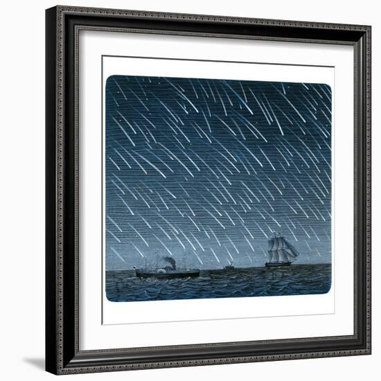 Leonid Meteor Shower of 1866-Detlev Van Ravenswaay-Framed Premium Photographic Print