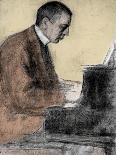 Portrait of Sergei (Sergei) Rachmaninov (Serge Rachmaninoff or Rakhmaninov) (1873 - 1943), Russian-Leonid Osipovic Pasternak-Giclee Print