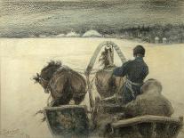 On the Road to Yasnaya Polyana, 1903-Leonid Osipovich Pasternak-Giclee Print