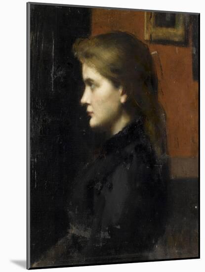 Léonie Wetzel-Jean Jacques Henner-Mounted Giclee Print