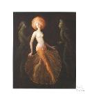 Sphinge orange-Leonor Fini-Framed Limited Edition