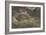 Leopard and Serpent, 1810–75-Antoine Louis Barye-Framed Giclee Print