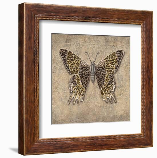 Leopard Butterfly-Jennette Brice-Framed Art Print