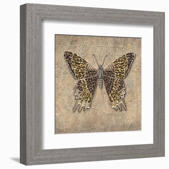 Leopard Butterfly-Jennette Brice-Framed Art Print