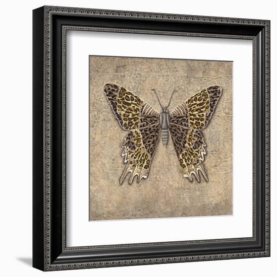 Leopard Butterfly-Jennette Brice-Framed Art Print