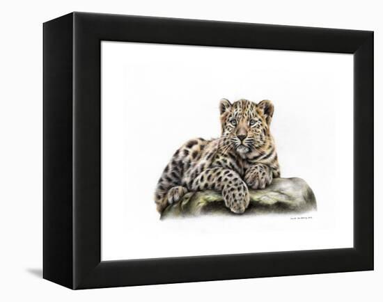 Leopard Cub-Sarah Stribbling-Framed Stretched Canvas