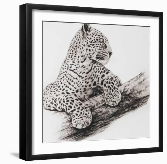 Leopard in a Tree-Joseph Vance-Framed Collectable Print