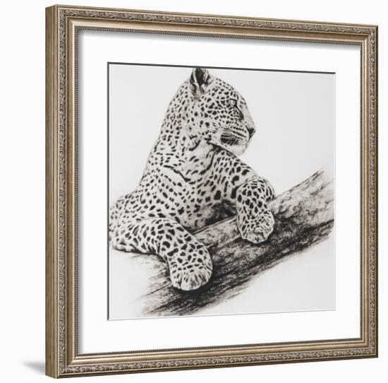 Leopard in a Tree-Joseph Vance-Framed Collectable Print