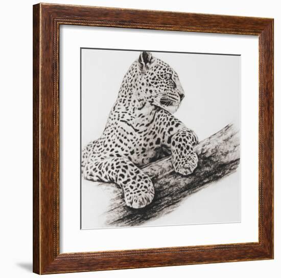 Leopard in a Tree-Joseph Vance-Framed Collectable Print