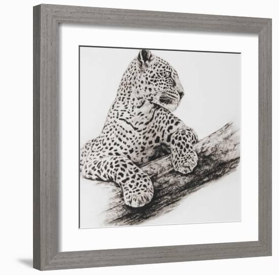 Leopard in a Tree-Joseph Vance-Framed Collectable Print