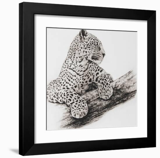 Leopard in a Tree-Joseph Vance-Framed Collectable Print