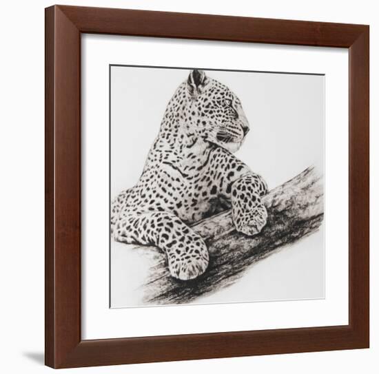 Leopard in a Tree-Joseph Vance-Framed Collectable Print