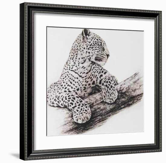 Leopard in a Tree-Joseph Vance-Framed Collectable Print