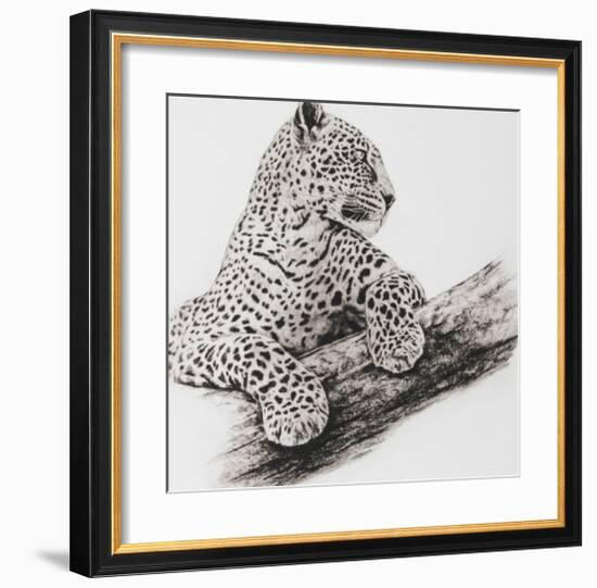Leopard in a Tree-Joseph Vance-Framed Collectable Print