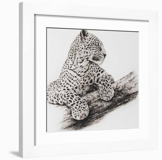 Leopard in a Tree-Joseph Vance-Framed Collectable Print