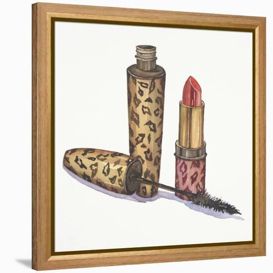 Leopard Makeup-Jin Jing-Framed Stretched Canvas