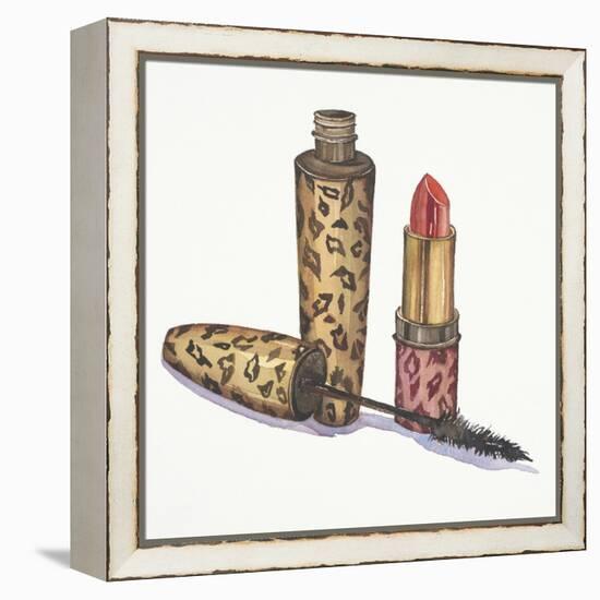 Leopard Makeup-Jin Jing-Framed Stretched Canvas