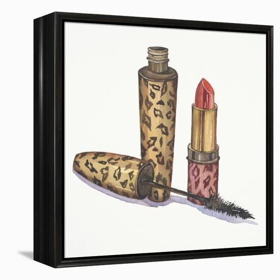 Leopard Makeup-Jin Jing-Framed Stretched Canvas