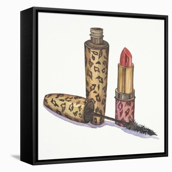 Leopard Makeup-Jin Jing-Framed Stretched Canvas