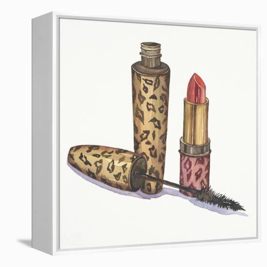 Leopard Makeup-Jin Jing-Framed Stretched Canvas