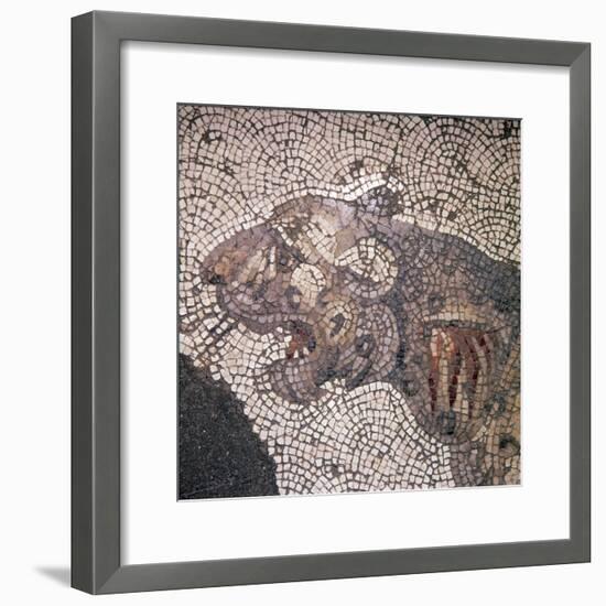 Leopard Mosaic detail, Great Palace, Istanbul, c4th-6th century-Unknown-Framed Giclee Print