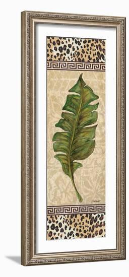 Leopard Palm Leaf I-Todd Williams-Framed Photographic Print