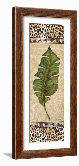 Leopard Palm Leaf I-Todd Williams-Framed Photographic Print