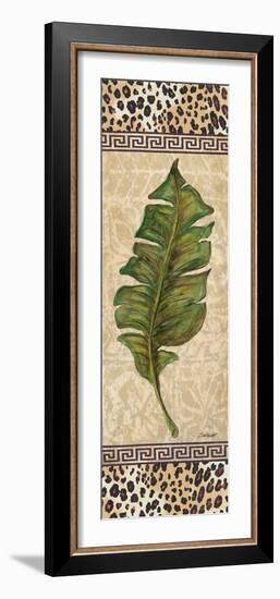 Leopard Palm Leaf I-Todd Williams-Framed Photographic Print