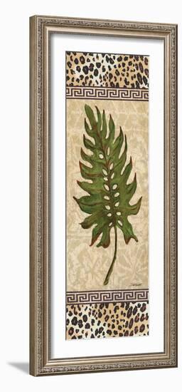 Leopard Palm Leaf II-Todd Williams-Framed Photographic Print