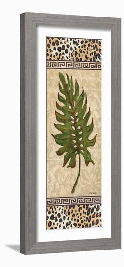 Leopard Palm Leaf II-Todd Williams-Framed Photographic Print