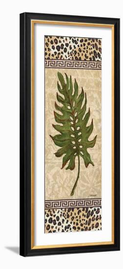 Leopard Palm Leaf II-Todd Williams-Framed Photographic Print