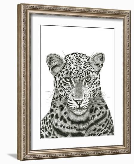 Leopard Portrait-Lucy Francis-Framed Giclee Print