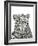 Leopard Portrait-Lucy Francis-Framed Giclee Print