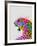 Leopard Rainbow Splash 2-Fab Funky-Framed Art Print