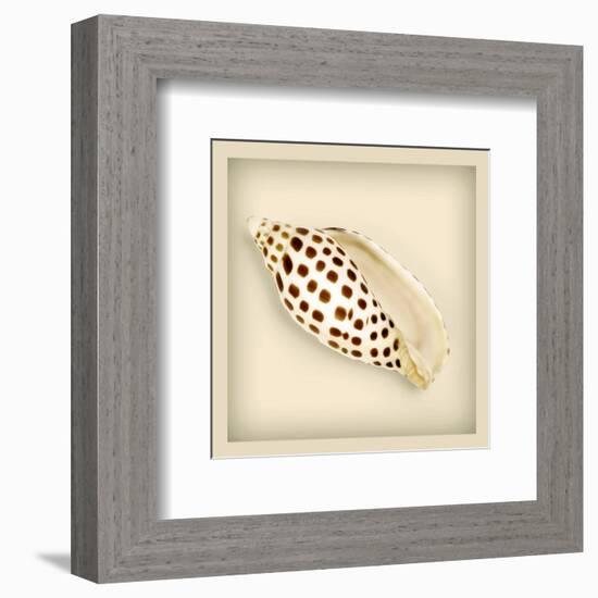 Leopard Shell-null-Framed Art Print