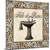 Leopard Sink-Todd Williams-Mounted Art Print