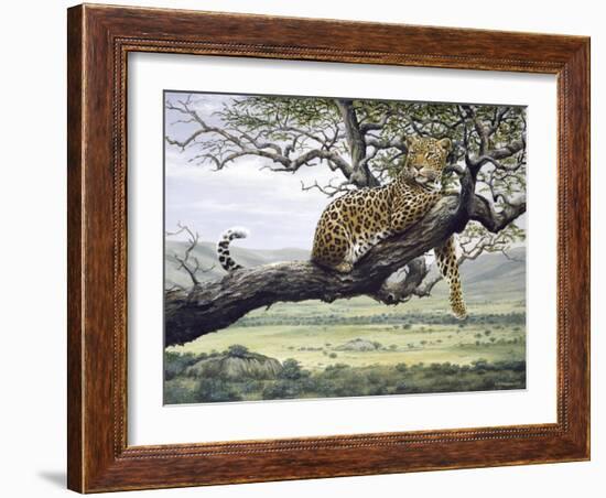 Leopard-Harro Maass-Framed Giclee Print