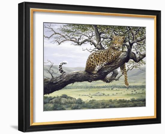 Leopard-Harro Maass-Framed Giclee Print