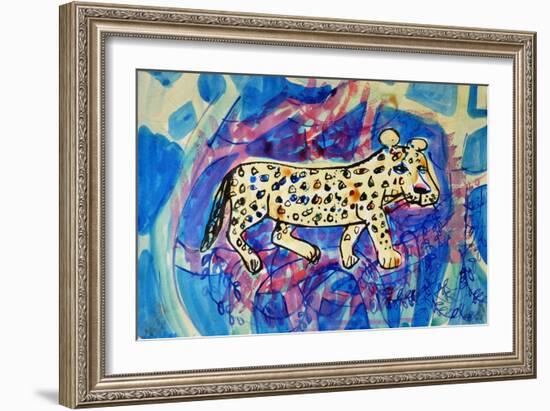 Leopard-Brenda Brin Booker-Framed Giclee Print