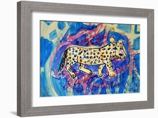 Leopard-Brenda Brin Booker-Framed Giclee Print