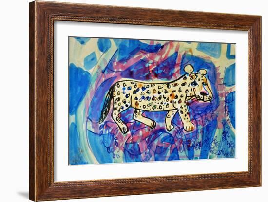 Leopard-Brenda Brin Booker-Framed Giclee Print